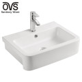 Semi Recessed Wash Basin Bathroom Sink